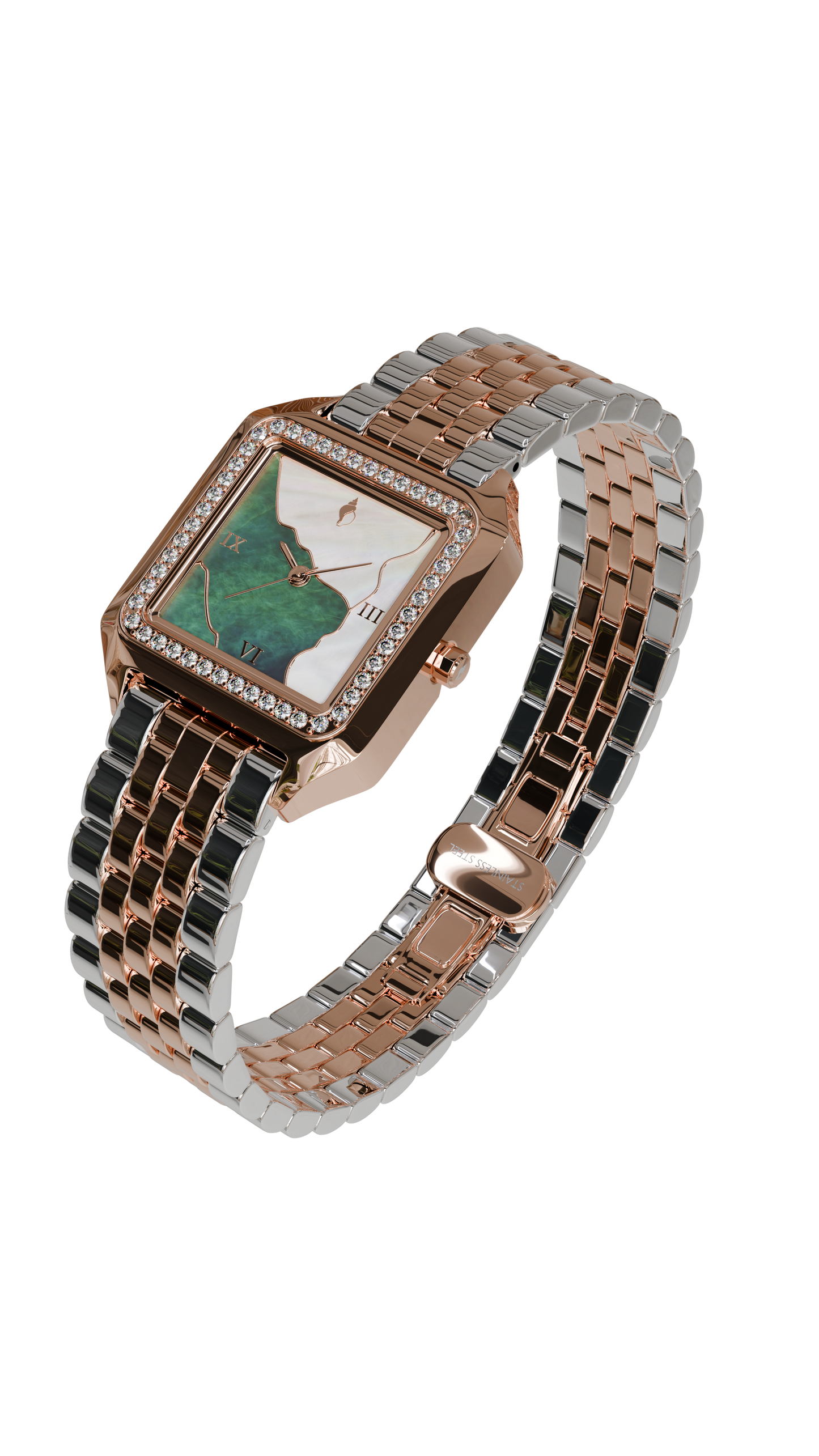 ARK - WHITE PEARL& GREEN PEARL DUO TONE